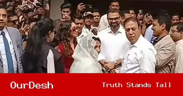 মিরপুর স্টেডিয়ামে খেলা উপভোগ করছেন জাইমা রহমান