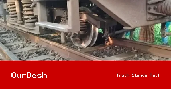 তেজগাঁওয়ে ওয়াগন লাইনচ্যুত: ৩ ঘণ্টা পর ট্রেন চলাচল স্বাভাবিক
