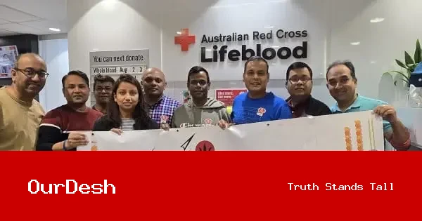 সিডনিতে দর্পণের উদ্যোগে রক্তদান কর্মসূচি অনুষ্ঠিত