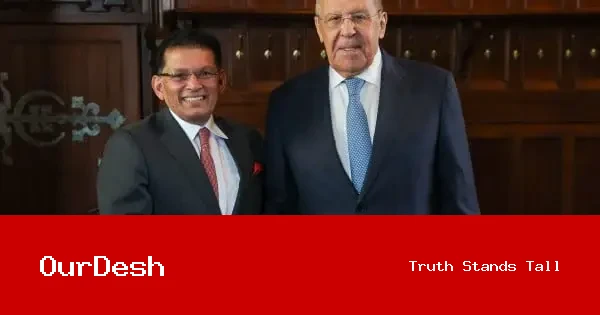 দ্বিপক্ষীয় সম্পর্ক ও বৈশ্বিক সহযোগিতা জোরদারে অঙ্গীকার পুনর্ব্যক্ত করল বাংলাদেশ ও রাশিয়া