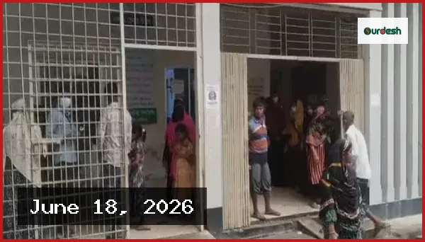 গাজীপুরে পোশাক কারখানায় পানি পানে অর্ধশতাধিক শ্রমিক অসুস্থ