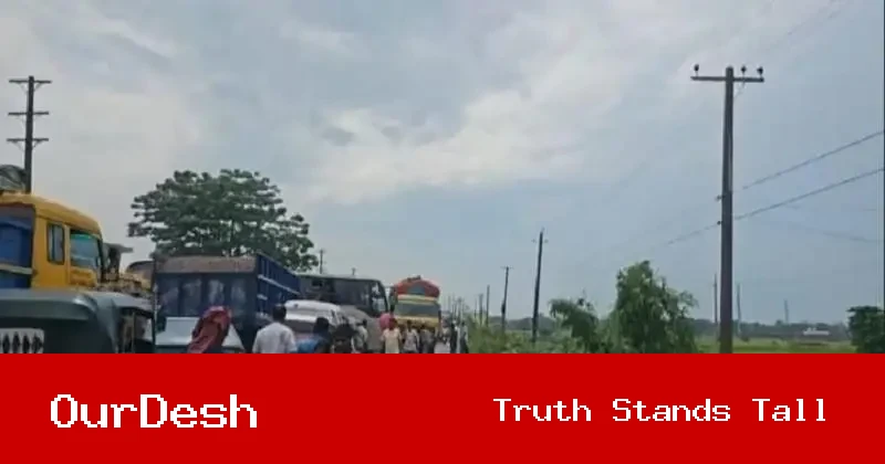 ঢাকা-সিলেট মহাসড়কে ভয়াবহ যানজট, যাত্রীদের চরম ভোগান্তি