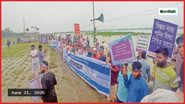 তিস্তার পানি বিপৎসীমার কাছাকাছি, ভারতের গজলডোবা ব্যারাজ খুলে দেওয়ায় উদ্বেগ