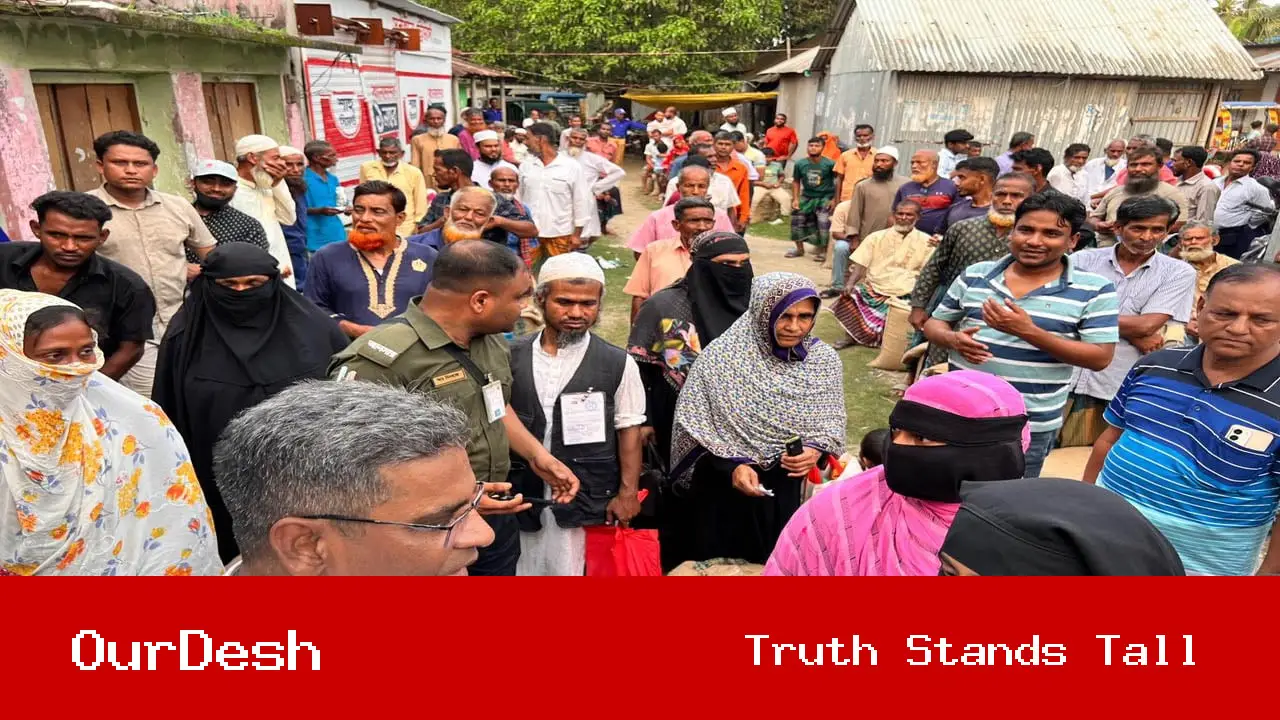 গফরগাঁওয়ে ক্ষতিগ্রস্ত ৪ শতাধিক কৃষক পরিবারকে খাদ্যসহায়তা