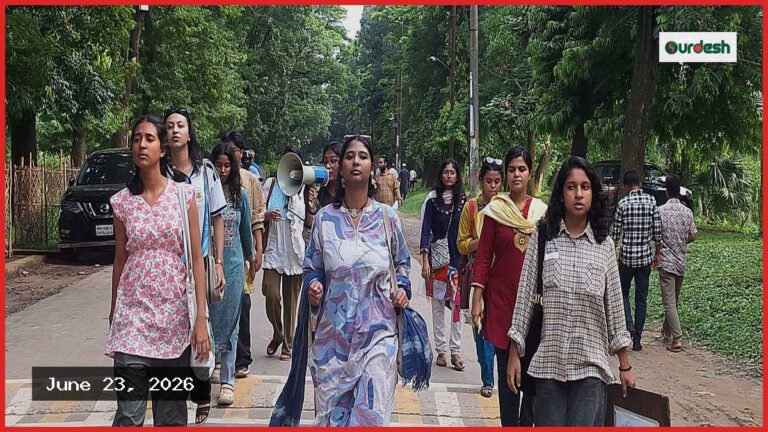 ধর্ষণচেষ্টার ৪০ দিন পরও আসামি গ্রেপ্তার না হওয়ায় জাবিতে শিক্ষার্থীদের বিক্ষোভ