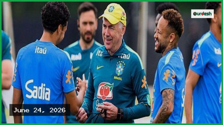 নিউইয়র্কে প্লেনের ভেতরে তিন ঘণ্টা আটকে ব্রাজিল ফুটবল দল