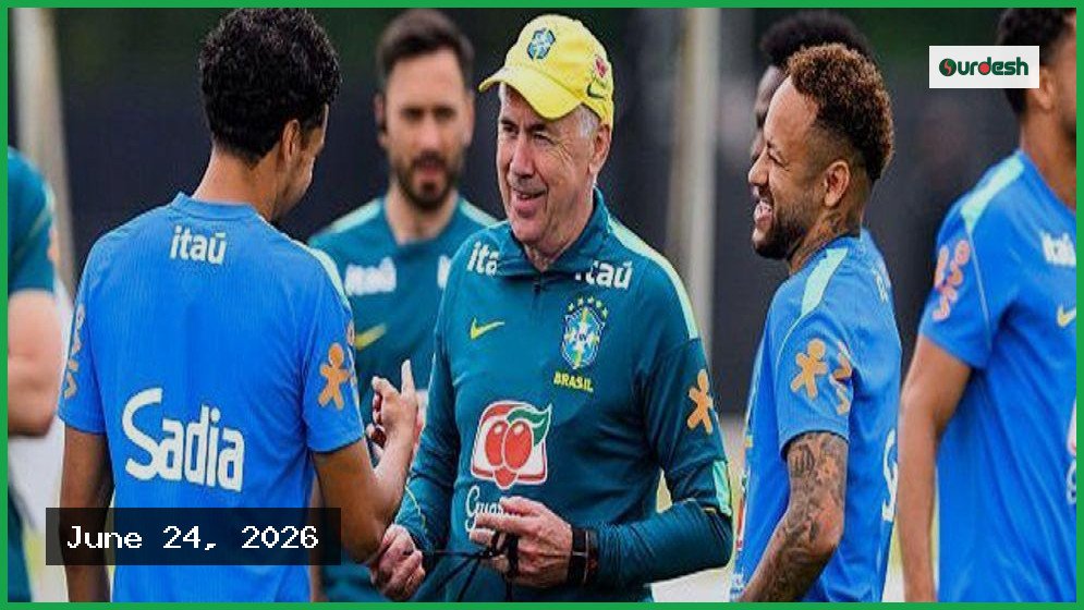 নিউইয়র্কে প্লেনের ভেতরে তিন ঘণ্টা আটকে ব্রাজিল ফুটবল দল