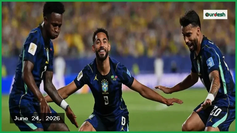 গ্রুপসেরা হলে নকআউটে কার মুখোমুখি হতে পারে ব্রাজিল