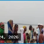 তিস্তার ভাঙন রোধ ও মহাপরিকল্পনা বাস্তবায়নের দাবিতে গংগাচড়ায় মানববন্ধন