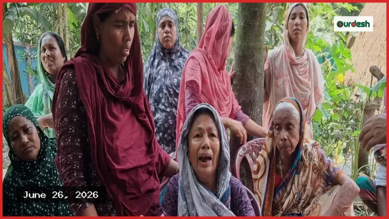 লক্ষ্মীপুরে মা ও তিন মেয়ে হত্যা: স্বজনদের আহাজারিতে ভারী লটিয়া গ্রাম