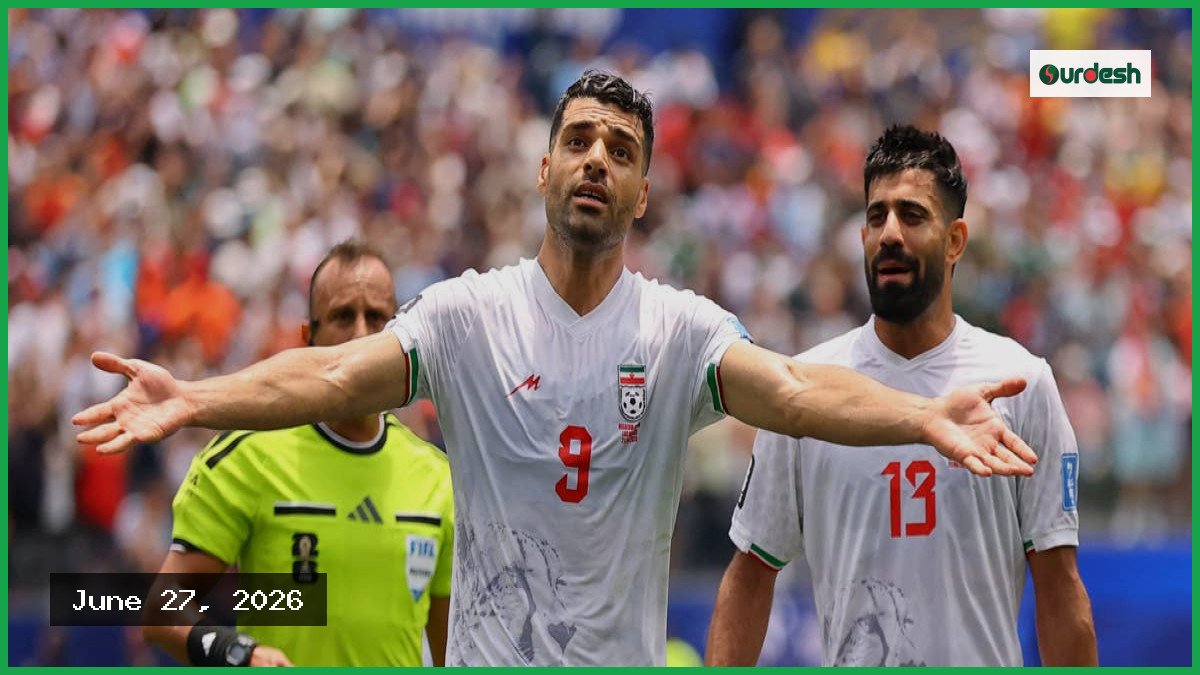 তারেমির পেনাল্টি মিসে ইরানের কঠিন সমীকরণ ও সমসাময়িক খবর