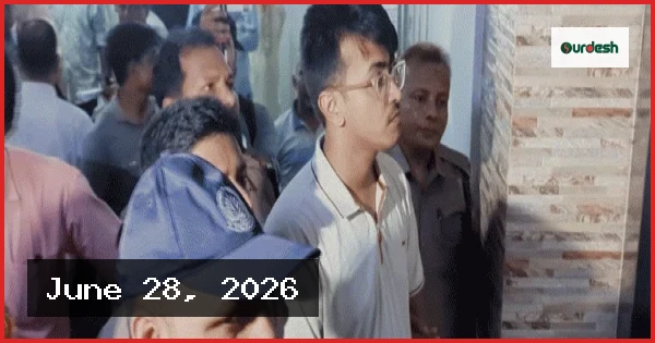রংপুরে মেডিকেল শিক্ষার্থী সাকিন এক দিনের রিমান্ডে