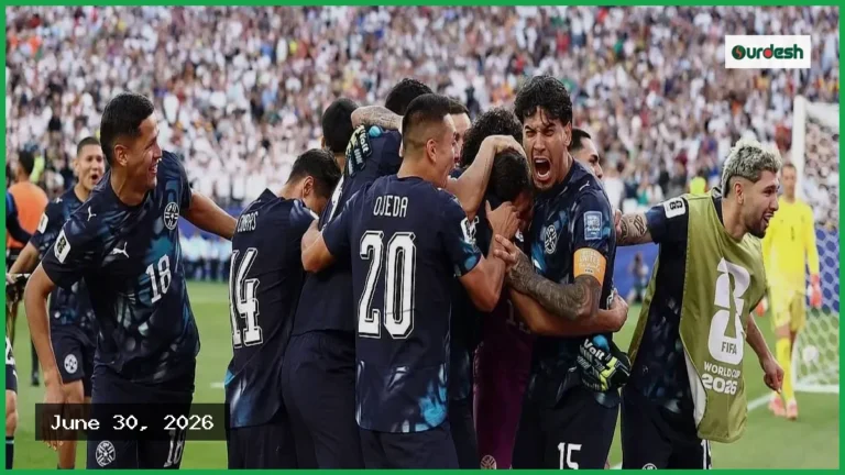 টাইব্রেকারে জার্মানিকে হারিয়ে শেষ ষোলোয় প্যারাগুয়ে