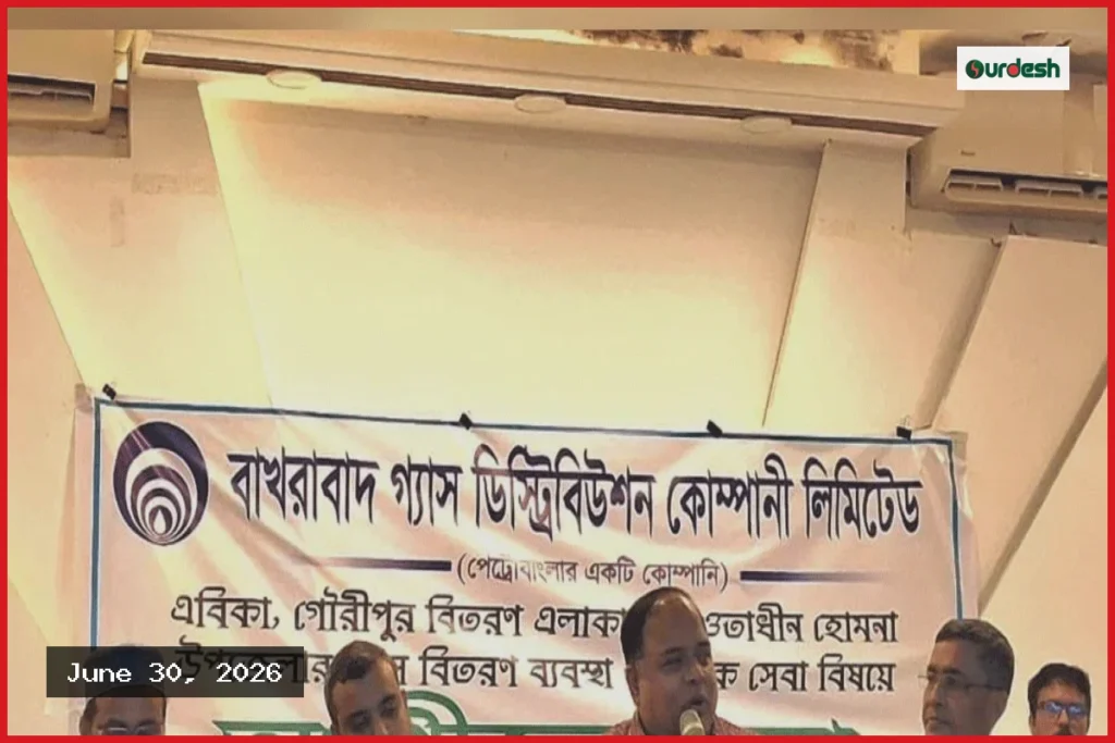 হোমনায় বাখরাবাদ গ্যাস কোম্পানির গ্রাহক সেবা বিষয়ক অংশীজন সভা