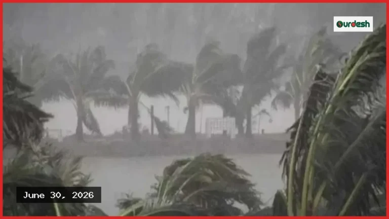 আট জেলায় ৬০ কিমি বেগে ঝড়ের শঙ্কা