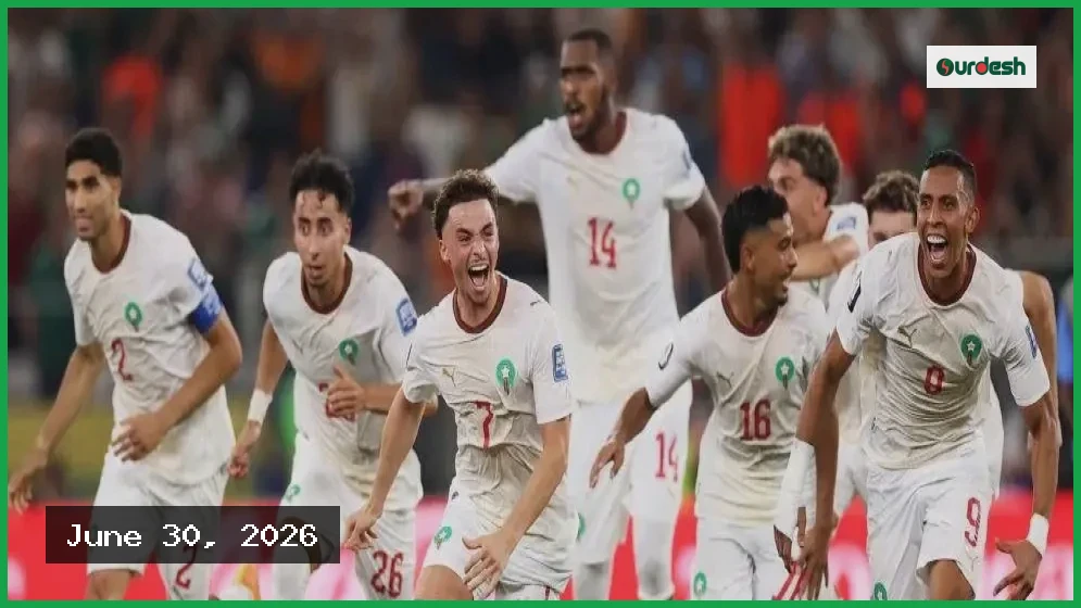 টাইব্রেকারে রুদ্ধশ্বাস জয়, নেদারল্যান্ডসকে বিদায় করে শেষ ষোলোয় মরক্কো