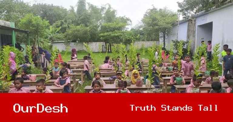 পুরস্কার হিসেবে বৃক্ষ পেয়ে ২৫০ শিক্ষার্থী মহাখুশি