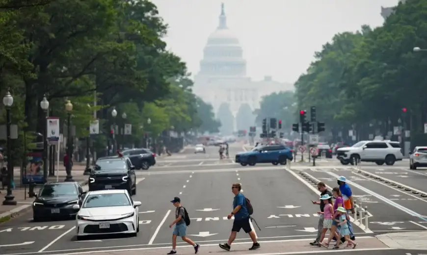 Toronto, New York and Washington top list of most polluted cities as wildfires burn