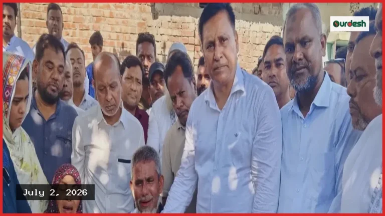 শিশু সানজিদার পরিবারের পাশে দাঁড়াল তারাগঞ্জ উপজেলা বিএনপি