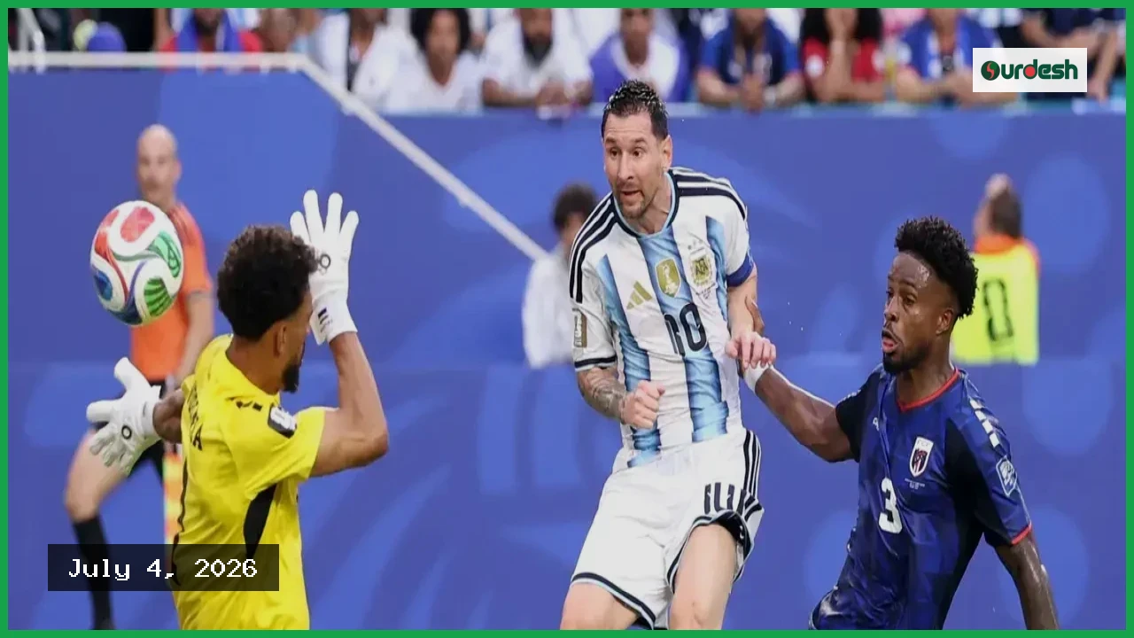 কেপ ভার্দেকে হারিয়ে শেষ ষোলোয় আর্জেন্টিনা