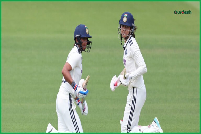 Mandhana and Harmanpreet Fifties Lead India to 285 at Lord’s