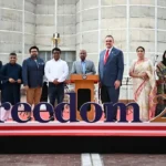 জাতীয় সংসদের দক্ষিণ প্লাজায় যুক্তরাষ্ট্রের ২৫০তম স্বাধীনতা দিবস উদযাপন