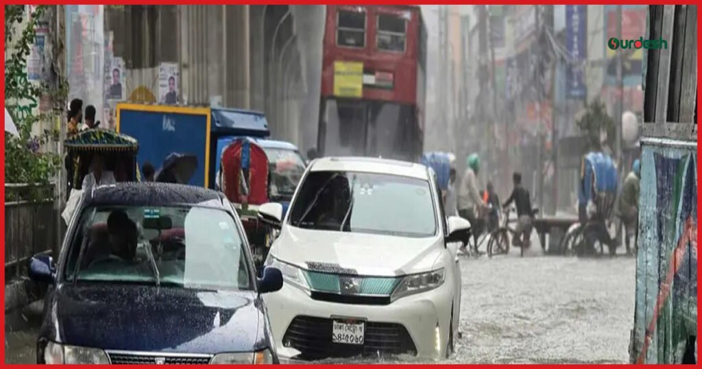 ঢাকায় আজ সারাদিনই থেমে থেমে বৃষ্টির সম্ভাবনা, ভোগান্তিতে নগরবাসী