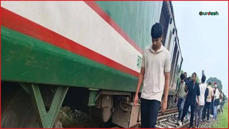 নাটোরে একতা এক্সপ্রেস লাইনচ্যুত, ঢাকার সঙ্গে রেল যোগাযোগ বিচ্ছিন্ন