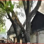 নাটোরের গুরুদাসপুরে অবৈধ পেট্রোল পাম্পে অগ্নিকাণ্ড, পুড়ে ছাই দোকান ও বাড়ি