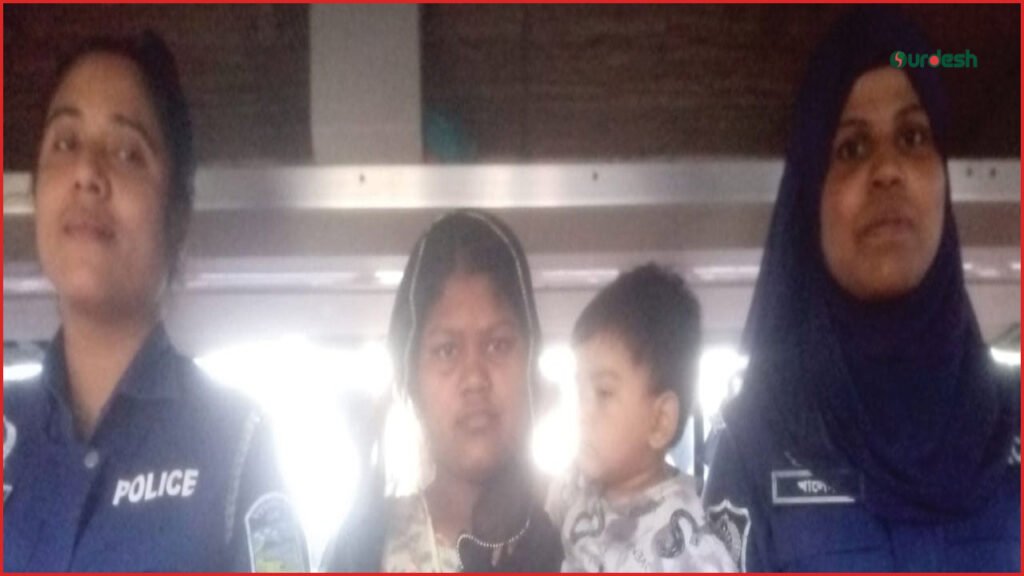 নেত্রকোনায় ভারতে প্রবেশের চেষ্টার সময় আটক রোহিঙ্গা মা ও মেয়ে