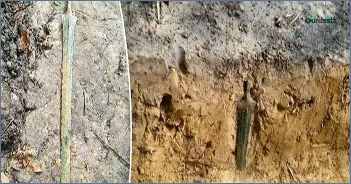 পোল্যান্ডে মাটির নিচে অক্ষত মিলল ২৭০০ বছরের পুরোনো তলোয়ার