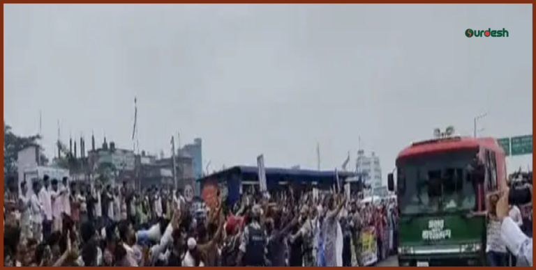 বরিশালে প্রধানমন্ত্রীর সফর ঘিরে ৪০ কিলোমিটার জুড়ে মানবপ্রাচীর