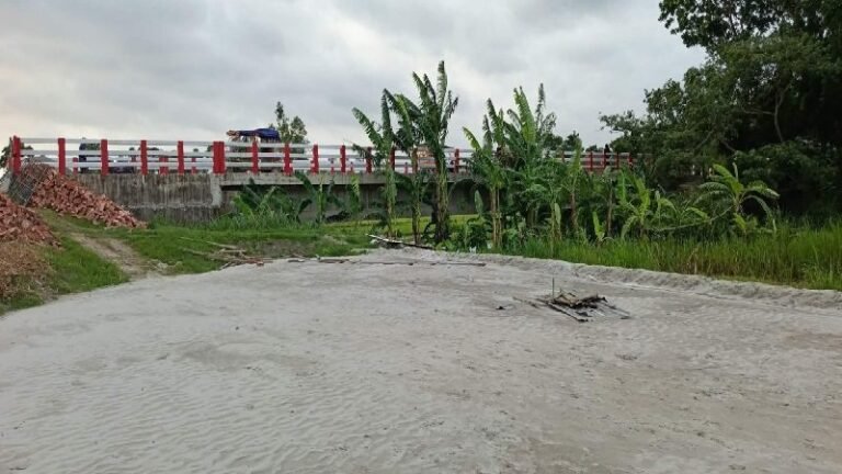মাদারগঞ্জে রাজনৈতিক প্রভাবে সেতুর মুখ ভরাট, জলাবদ্ধতার শঙ্কায় কৃষকরা