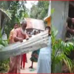 লালমাইয়ে জমি নিয়ে বিরোধে বিধবার বসতঘর ভাঙচুরের অভিযোগ
