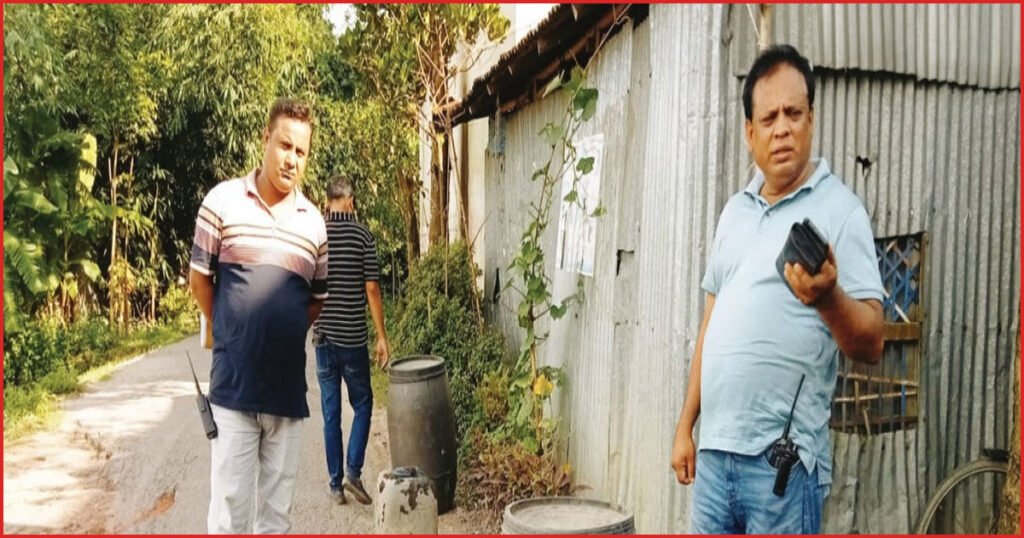 কাপাসিয়ায় ৫০০ লিটার চোলাই মদসহ ৭ জন আটক