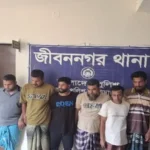 জীবননগরে ট্রান্সফরমার চোর চক্রের ৬ সদস্য গ্রেপ্তার