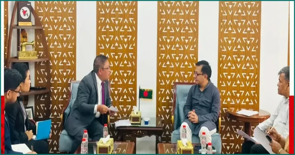 দ্বিপাক্ষিক বাণিজ্য ও নৌ-যোগাযোগ বাড়াতে মিয়ানমারের রাষ্ট্রদূতের সঙ্গে আলোচনা