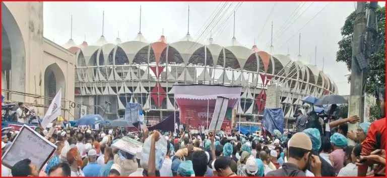 বায়তুল মোকাররমে ১১ দলীয় জোটের গণসমাবেশ শুরু
