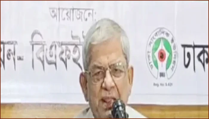 শেখ হাসিনার মতো কথা বলছেন বিরোধী দলের নেতারা: মির্জা ফখরুল