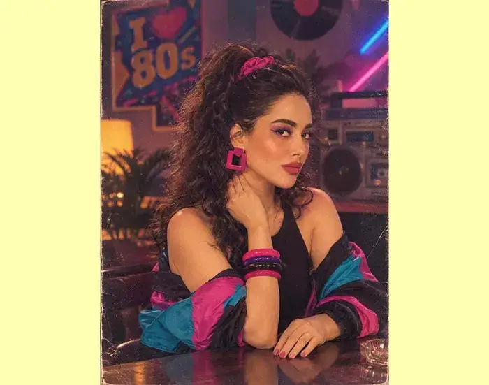 এআই প্রযুক্তিতে আশির দশকের সাজে মজেছেন শোবিজ তারকারা