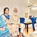 বাঁধনের বাসায় পররাষ্ট্র প্রতিমন্ত্রী হুমায়ুন কবির