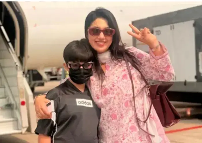 ছেলের জন্মদিন উদযাপনে কক্সবাজারে অপু বিশ্বাস