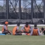 বৃষ্টির বাধা কাটিয়ে সেমিফাইনালের প্রস্তুতিতে বাংলাদেশ দল