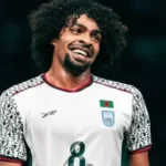হামজা চৌধুরীর নামের জার্সি বিক্রি ৫ হাজার ছাড়াল