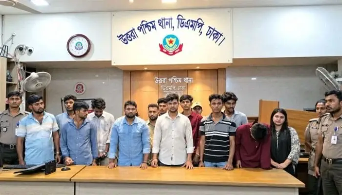 উত্তরায় হাসিনার জন্মদিন পালন