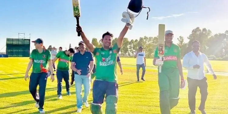 রোমে কমনওয়েলথ ক্রিকেটে টানা চারবার চ্যাম্পিয়ন বাংলাদেশ দূতাবাস