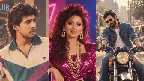 আশির দশকের নস্টালজিক ট্রেন্ডে বুঁদ বর্তমান প্রজন্মের তারকারা