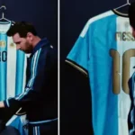 মেসির শেষ ম্যাচের জন্য বিশেষ জার্সি