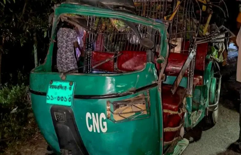 শেরপুরে বাস-সিএনজি মুখোমুখি সংঘর্ষে নিহত ১, আহত ৪