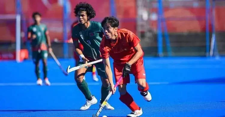 এশিয়ান গেমস হকিতে চীনের কাছে বড় ব্যবধানে হার বাংলাদেশের